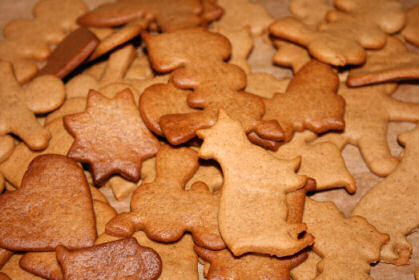 A selection of freshly baked cookies