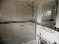 Tiling a bathroom
